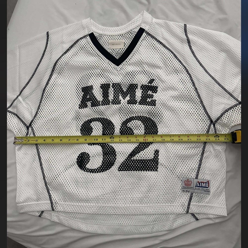 Aime Leon Dore White Mesh Jersey - Picture 2 of 3